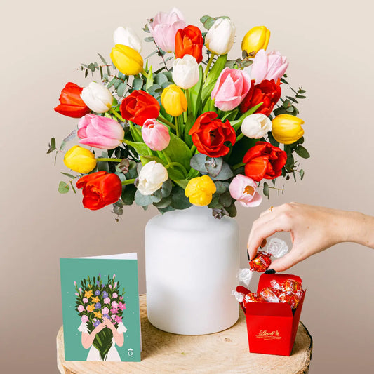 Rainbow Tulips Celebration Flora Queen Flora Queen